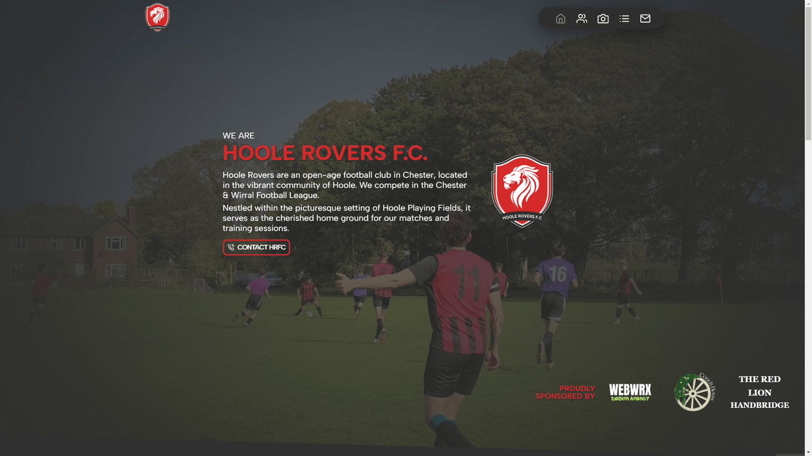 Hoole Rovers F.C. Website