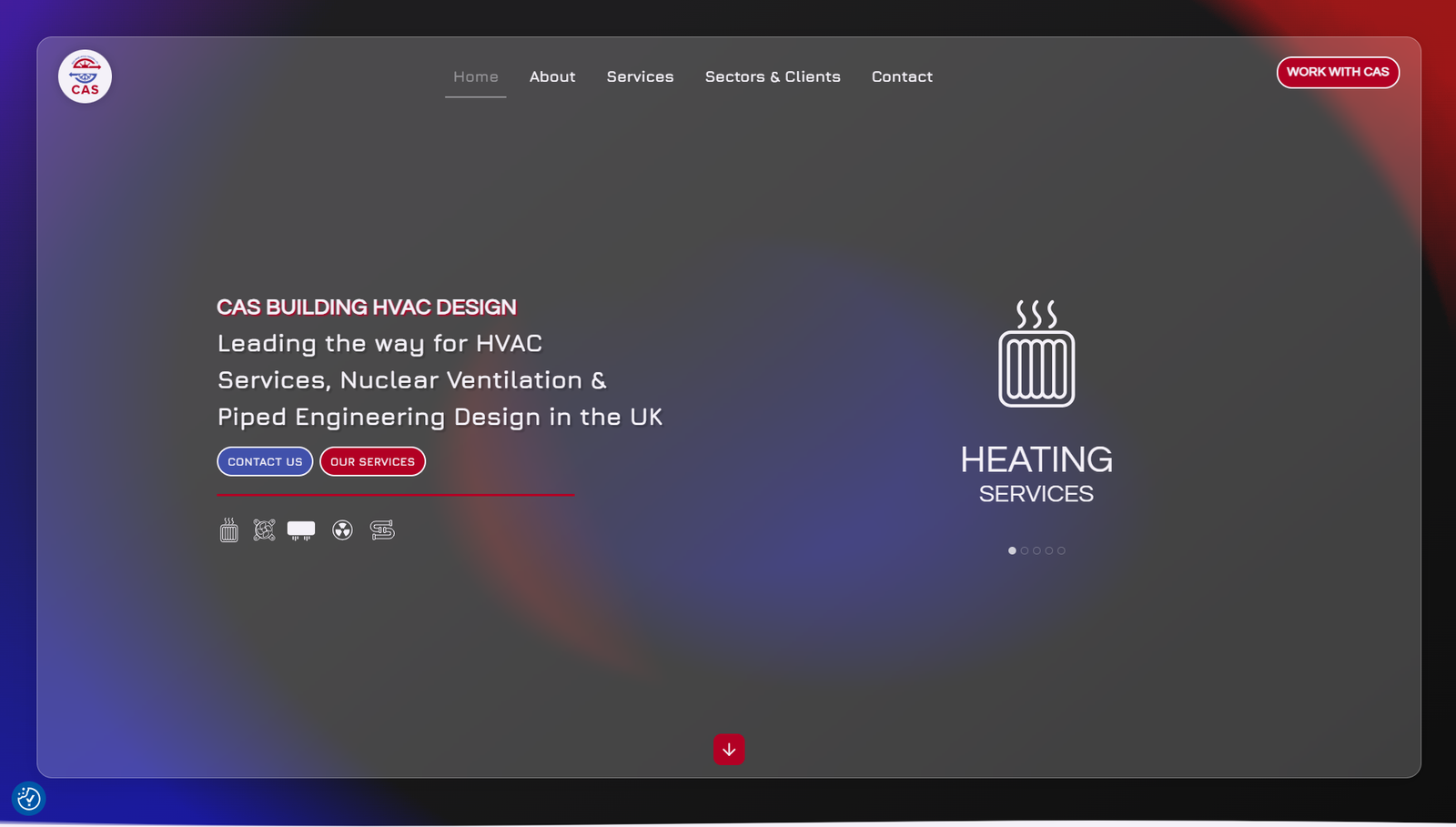 CAS HVAC Website Design & SEO