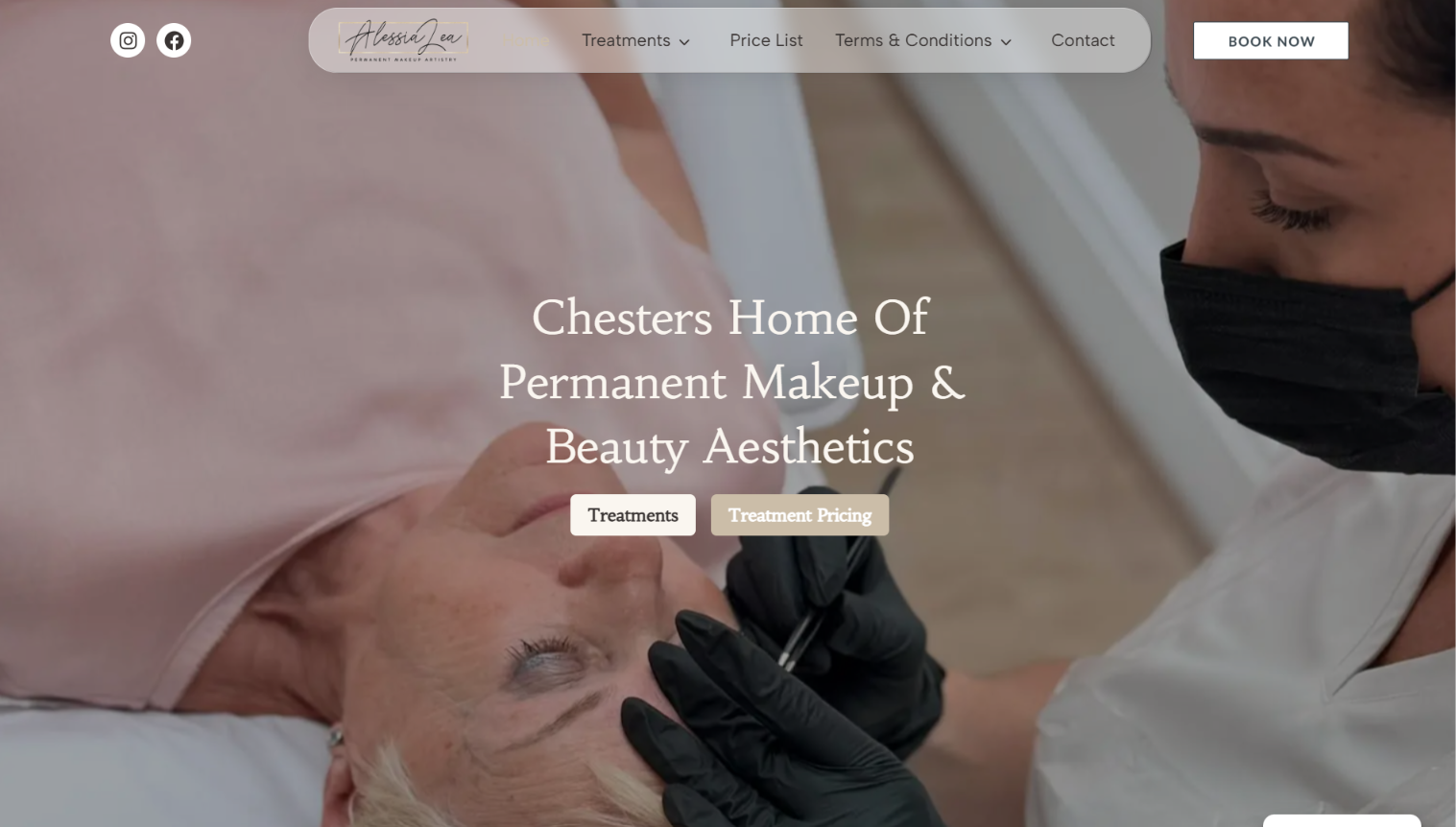 Alessia Lea Website Design in Chester & SEO Chester