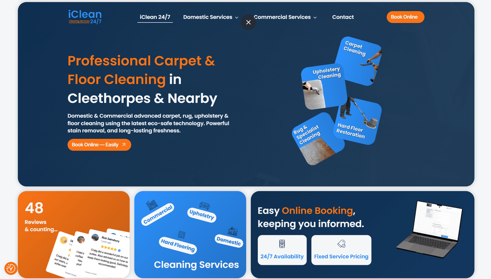 iClean 24/7 Website & SEO