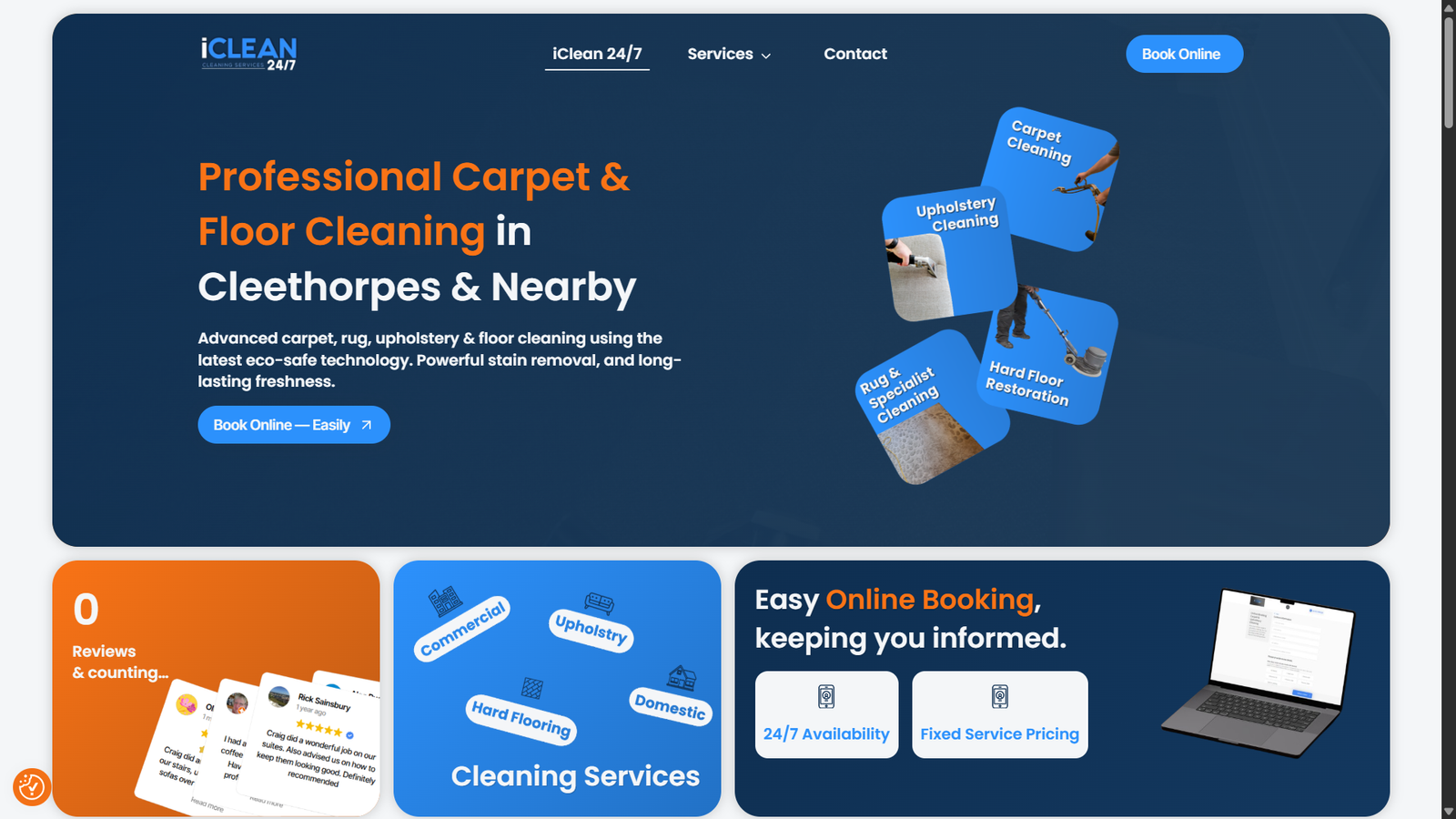 iClean 24/7 Website & SEO