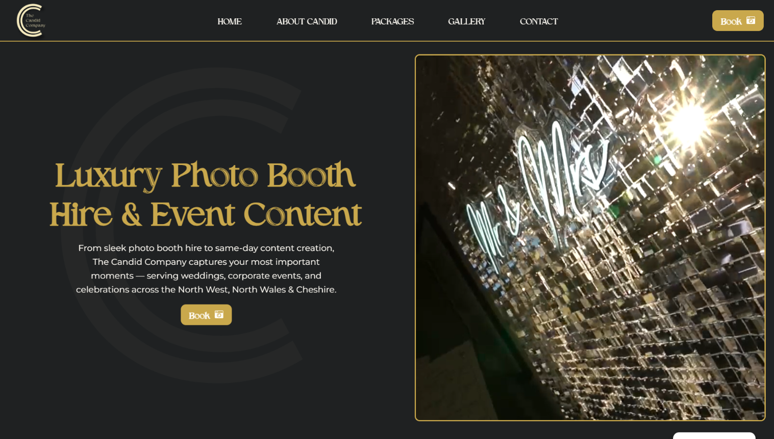 The Candid Company Website Build